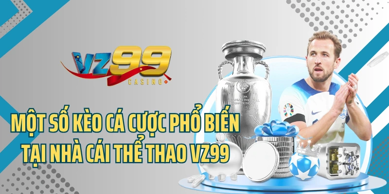 Một số kèo cá cược phổ biến tại nhà cái thể thao VZ99